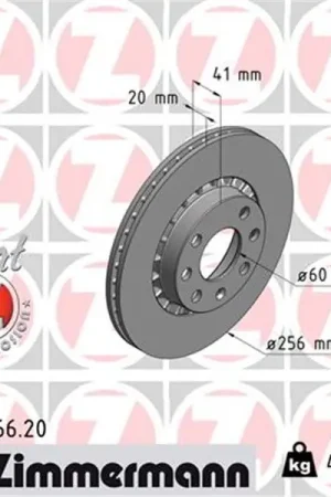 Promoción Disco de freno eje delantero (Gama COAT Z) ZIMMERMANN 430146620