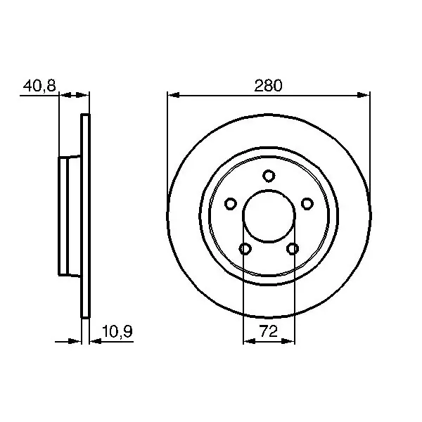 Edición Limitada Disco de freno BOSCH 0986479C79