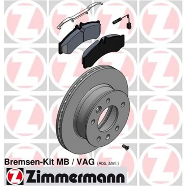 Kit frenos, freno de disco ZIMMERMANN 640430000 Última Versión