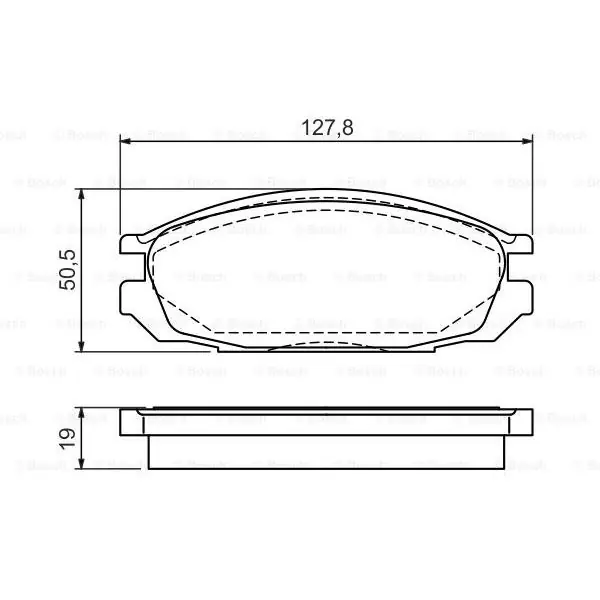 (BP583) Pastilla de freno BOSCH 0986461133 Oferta