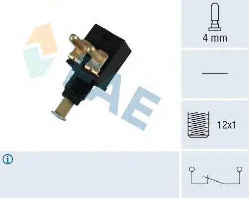 Certificado Interruptor luces freno FAE 25020