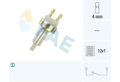 Interruptor luces freno FAE 25030 Edición Limitada