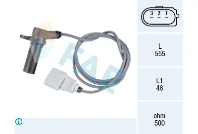 Sensor de revoluciones, control del motor FAE 79132 FAE 79132 Mejor Precio
