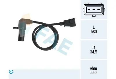 Pago Seguro Generador de impulsos, cigüeñal FAE 79075 FAE 79.075