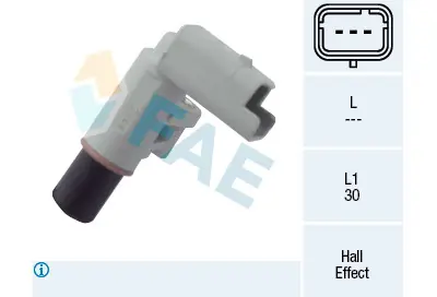 Sensor de revoluciones, control del motor FAE 79150 Última Versión