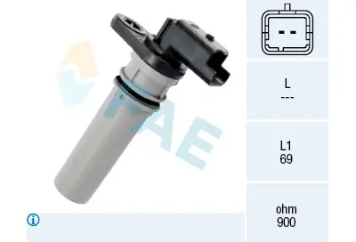 Sensor de revoluciones, control del motor FAE 79256 FAE 79256 Más Vendido