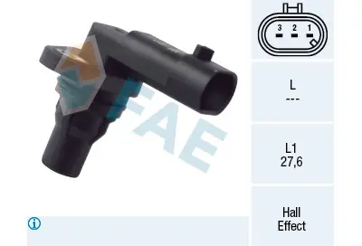 Sensor de revoluciones, control del motor FAE 79172 FAE 79172 Garantía De Devolución De Dinero