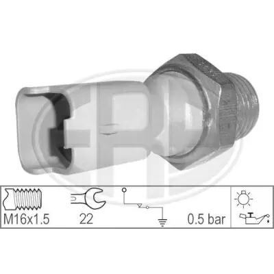 Interruptor de control de la presión de aceite ERA 330026 Premium