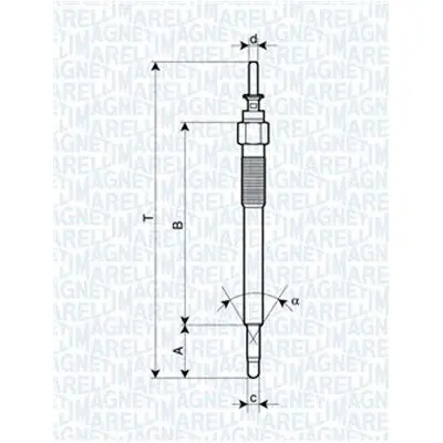 Bestseller Bujía de precalentamiento MAGNETI MARELLI 062900076304