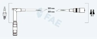 Oferta De Temporada Juego de cables de encendido FAE 85051 FAE 85051