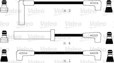 Juego de cables de encendido VALEO 346150 Últimas Unidades