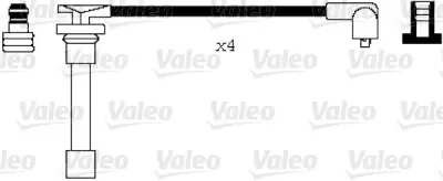 Máxima Calidad Juego de cables de encendido VALEO 346655