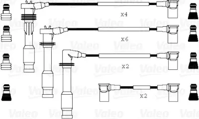 Más Vendido Juego de cables de encendido VALEO 34.6045