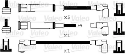 Hecho A Mano Juego de cables de encendido VALEO 346377