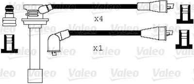 Juego de cables de encendido VALEO 346533 Premium
