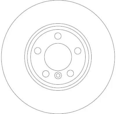Juego de discos de freno TRW DF4361 TRW DF4361 Última Oportunidad
