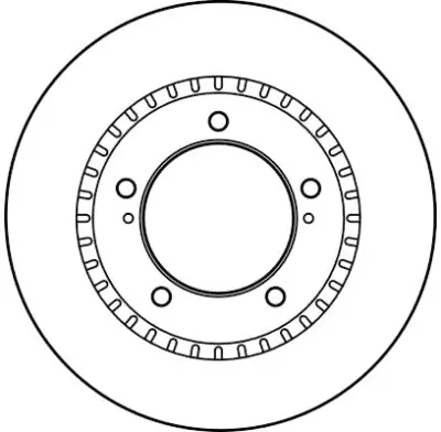 Artesanal Juego de discos de freno TRW DF4156 TRW DF4156