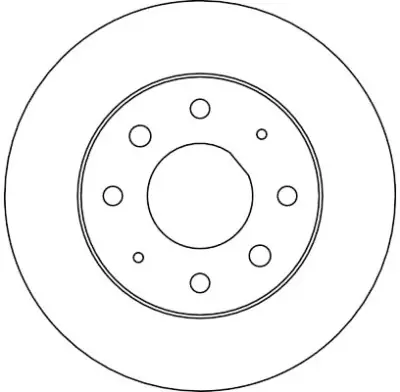 Últimas Unidades Juego de discos de freno TRW DF4032 TRW DF4032