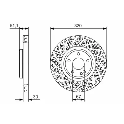 Juego de discos de freno BOSCH 0 986 479 A60 BOSCH 0 986 479 A60 Comprar En Línea