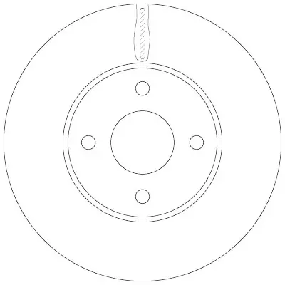 Stock Limitado Juego de 2 discos de freno TRW DF6520
