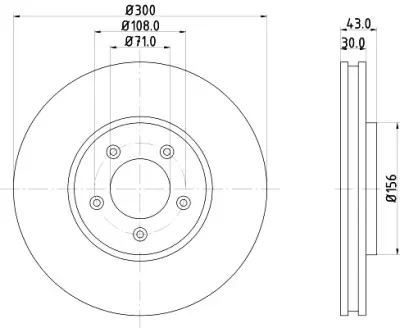 Envío Inmediato Disco de freno HELLA 8DD 355 106-821
