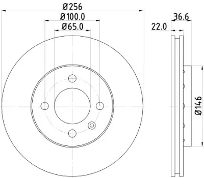 Certificado Disco de freno HELLA 8DD 355 118-261