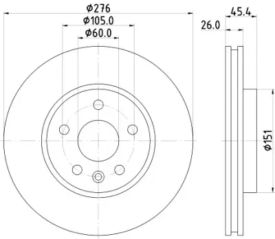 Disco de freno HELLA 8DD 355 122-841 HELLA 8DD 355 122-841 Tendencia