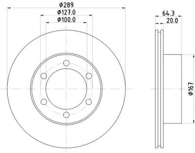Compra Ahora Disco de freno HELLA 8DD 355 104-761