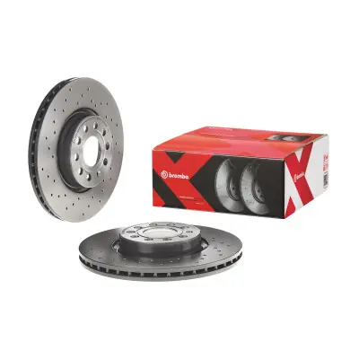 Económico Juego de 2 discos de freno BREMBO 09.9772.1X