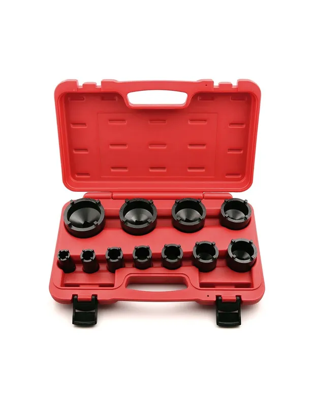Promoción Exclusiva Juego De Vasos Almenados 1/2" Dr. Almenas Exteriores 22-75mm, 11 Piezas