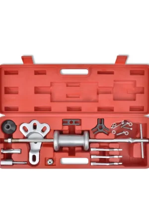 Juego de martillo deslizante sacabollos y extractor de rodamientos internos y externos, 17 piezas Compra Ahora