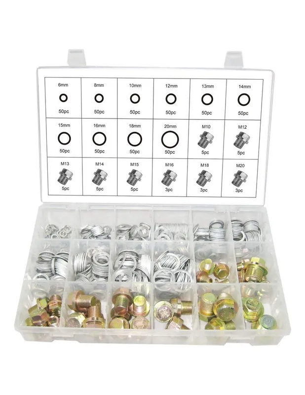 SURTIDO DE TORNILLOS Y ARANDELAS PARA TAPON DE CARTER - 534 PIEZAS Oferta Especial