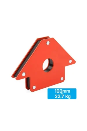 Oferta Flash Escuadra Magnetica Para Soldar angulos de 45, 90 y 135 grados, 100mm - 23kg