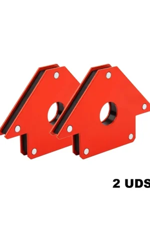 Gran Oferta JUEGO DE 2 Escuadra Magnetica Para Soldar angulos de 45, 90 y 135 grados, 125mm - 34 kg