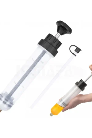 Jeringa de succion de aceite y liquidos para inyectar y extraer, 200 ml Garantía Incluida