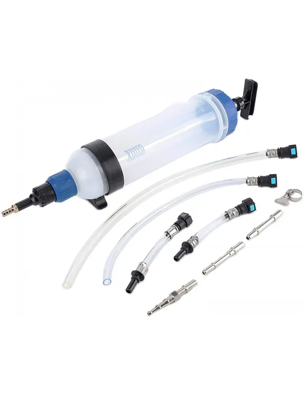 Jeringa Para Inyectar Y Extraer Liquidos Con Adaptadores, 1,5 Litros Oferta Flash