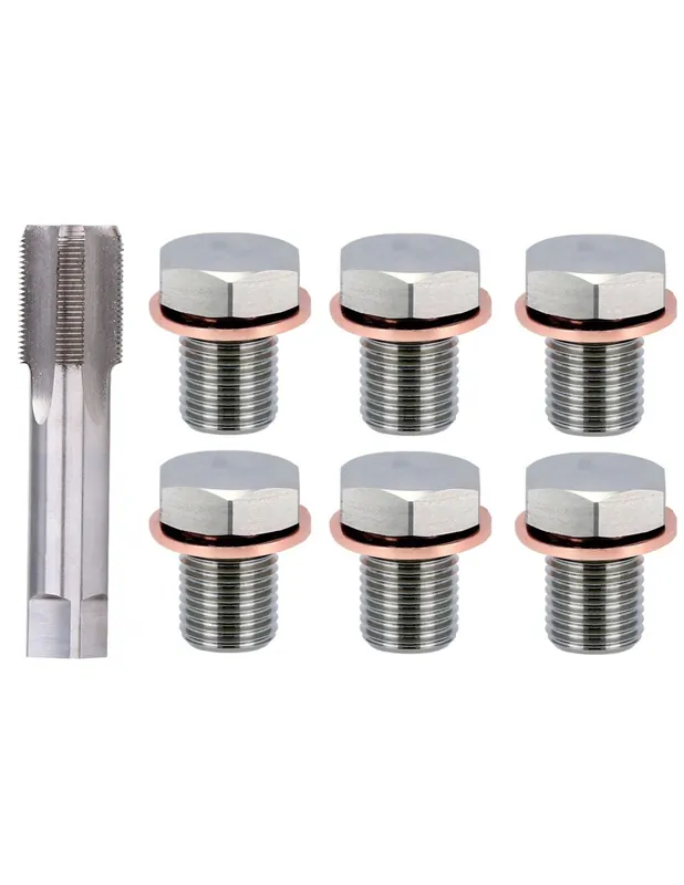 Oferta Surtido de tornillos y arandelas de tapon de carter con macho y estuche , M15 X 1.5P