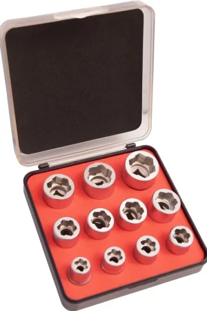 Nueva Colección JUEGO DE VASOS PARA QUITAR RUEDAS DAÑADAS 3/8"