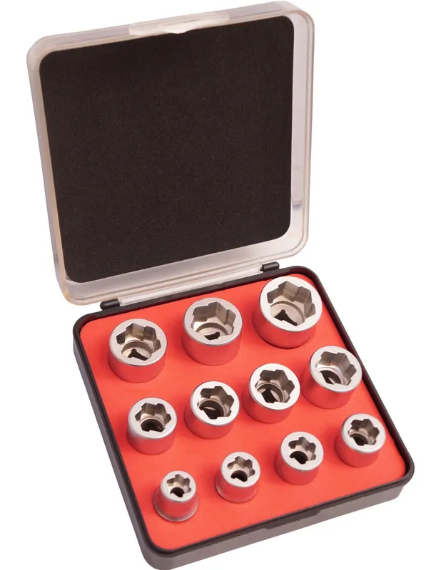 Nueva Colección JUEGO DE VASOS PARA QUITAR RUEDAS DAÑADAS 3/8"