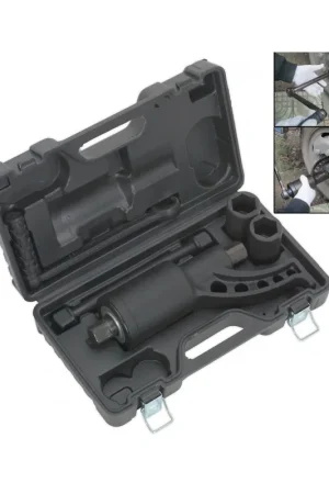 LLAVE MULTIPLICADOR DE PAR Y FUERZA 1" 1: 58 5800 Nm con 2 vasos y alargadera para camiones y agricolas Envío Gratis