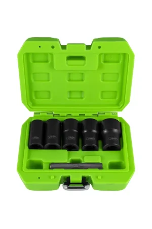Hecho A Mano JBM 52153 - SET DE VASOS TWIST DE 1/2" PARA EXTRACCIÓN DE TUERCAS / TORNILLOS DE SEGURIDAD