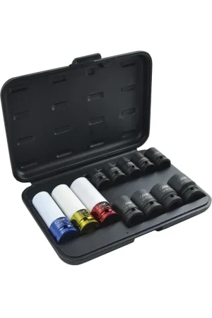JBM 52343 - SET DE 12 VASOS DE IMPACTO DE 1/2" HEX. ESPECIAL EXTRACCIÓN RUEDAS Original