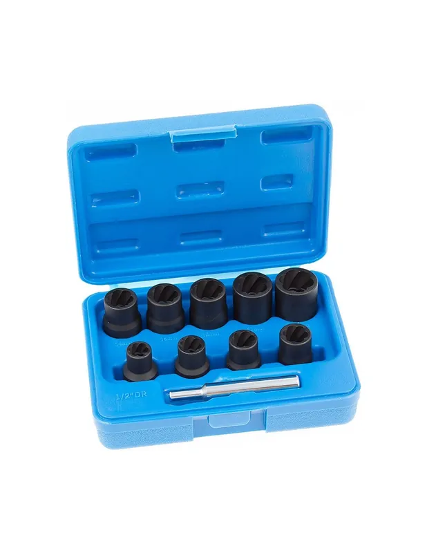 JUEGO VASOS TWIST 3/8" PARA EXTRAER DE TUERCAS / TORNILLOS SEGURIDAD Última Oportunidad