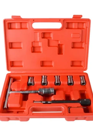 Artesanal ESCARIADOR PARA ASIENTO DE INYECTORES 8 PIEZAS. Limpiador y descarbonizador