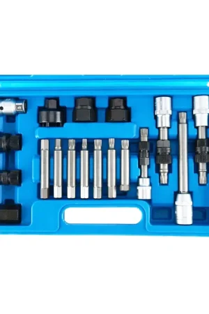 Solo Hoy Juego Puntas Para Alternadores Xzn, Torx Y Hexagonales, 18 Piezas