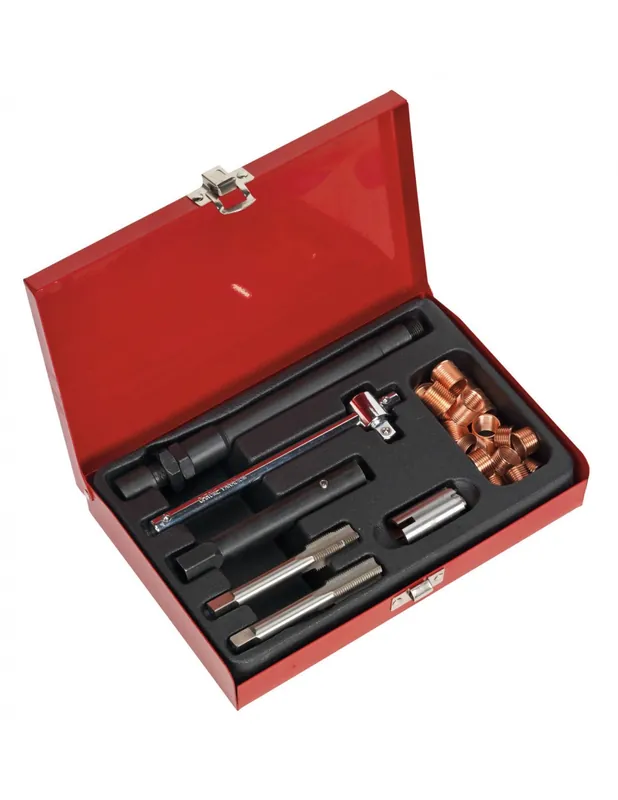 KIT DE Reparación de roscas DE BUJIAS 27 PIEZAS Marca Reconocida