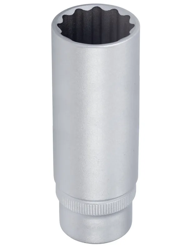Llave de vaso 1/2" para bujia 12 caras, 18 mm con goma e iman Envío Internacional
