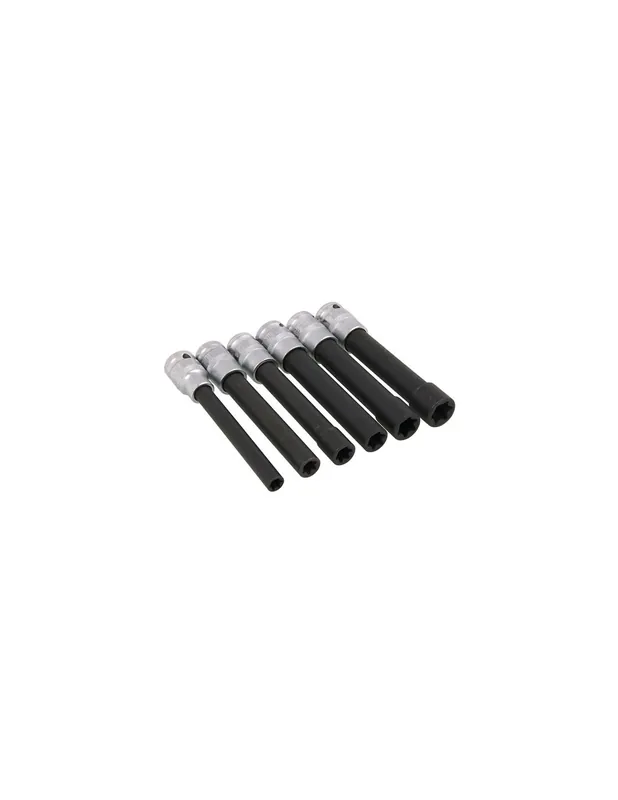 Juego De 6 Vasos Extra Largos 1/2" E10, E12, E14, E16, E18 Y E20 Especiales Para Culata Súper Precio