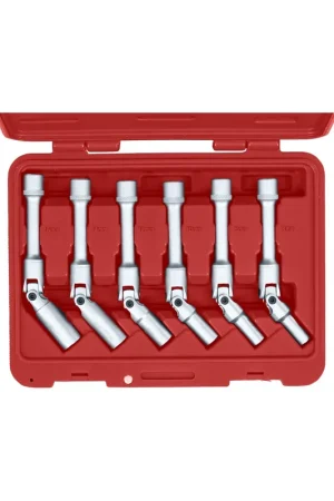 Juego de vasos para calentadores articulados extralargos (155mm) con entrada 3/8” 8 a 16 mm, 6 piezas Ordenar Ahora Mismo