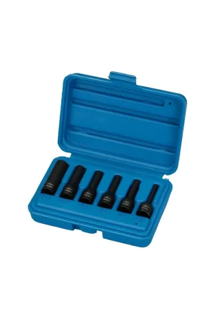 JUEGO DE VASOS 1/4" PARA EXTRAER ELECTRODOS DE CALENTADORES - 6 PZAS Más Vendido